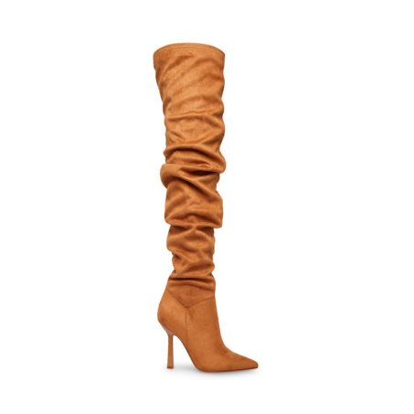 Brown Steve Madden Cynthia Women's Knee-high Boots | PH 4326BMC